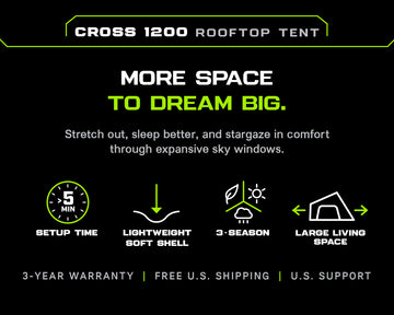 Cross 1200 Rooftop Tent