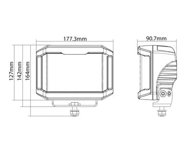 Eclipse 5x7 LED Driving Light