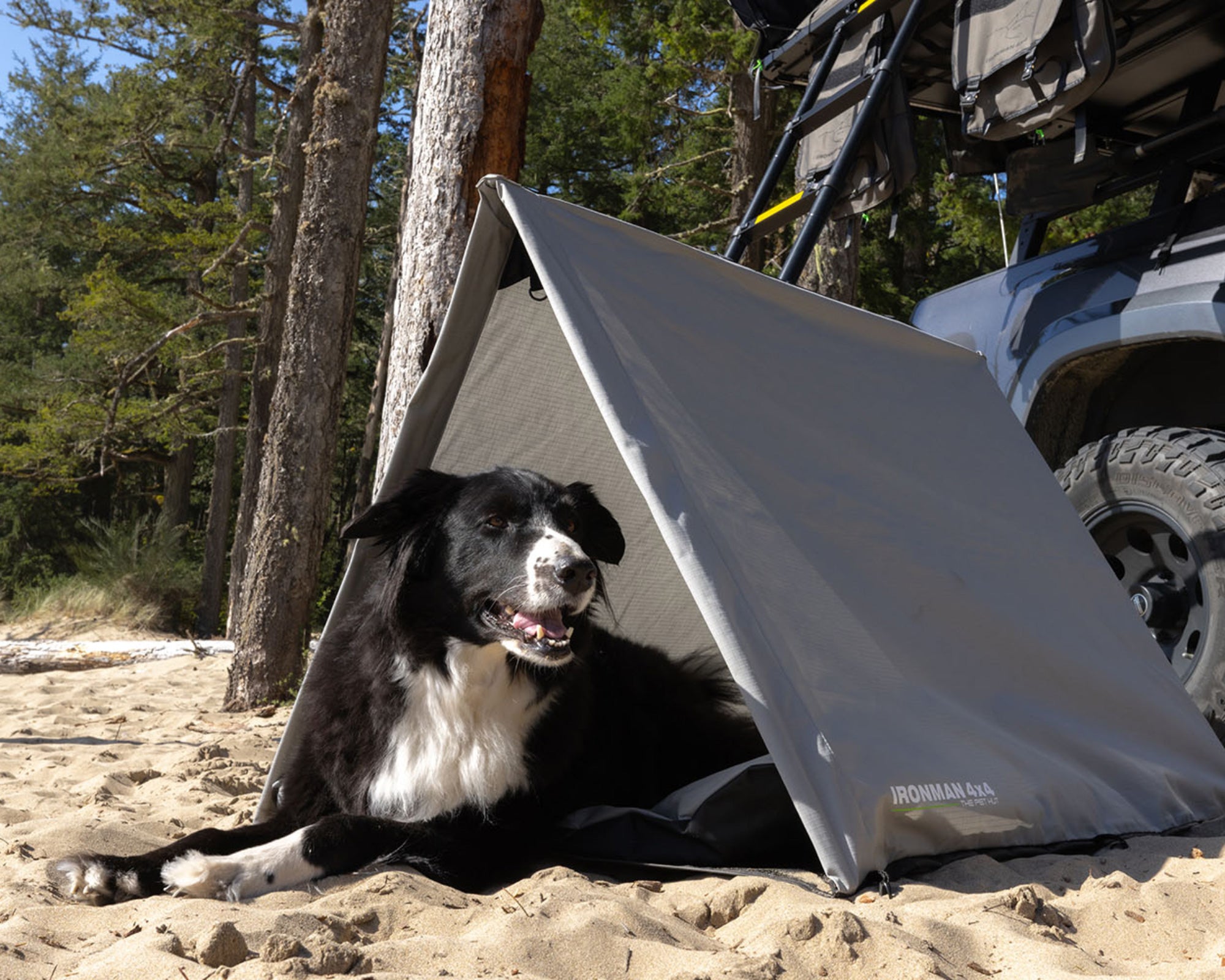 dog camping tent IronMan 4X4 - The Pet Hut - Dog Swag Tent