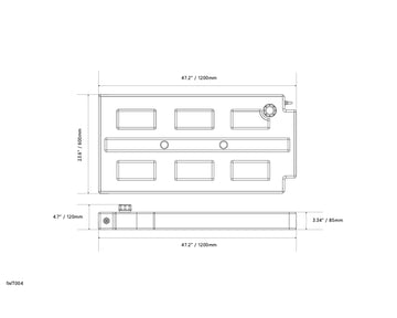 50L Roof Rack Water Tank with Barbed Outlet - 13 Gal