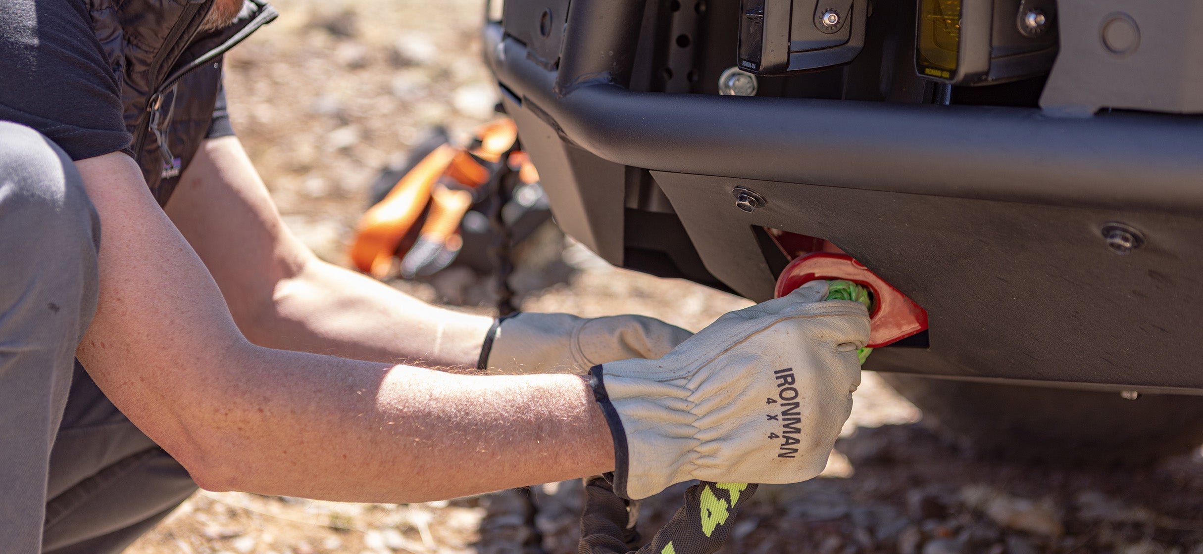 How to Mount a Recovery Winch to the Front of an Off-Road Truck ...