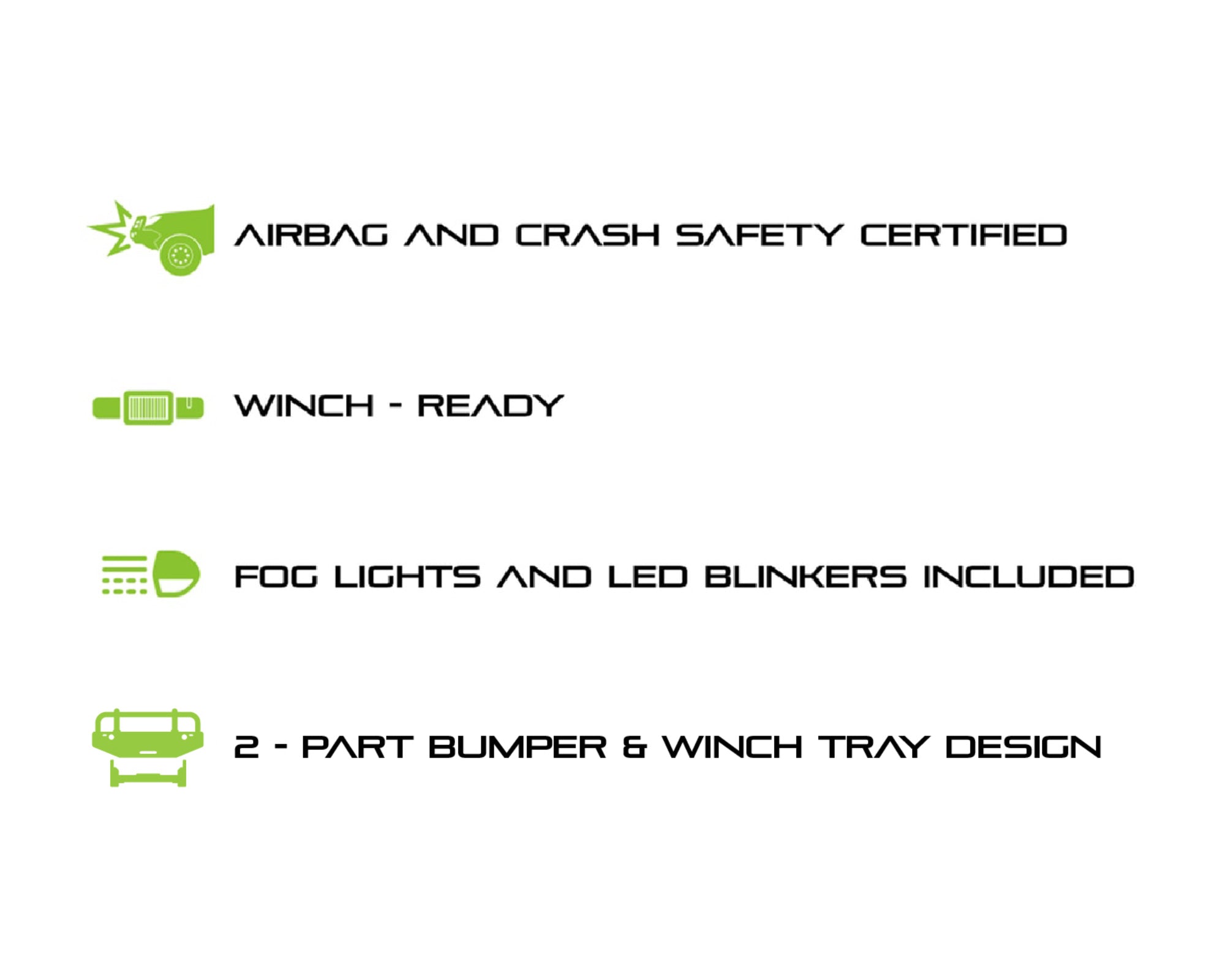 Classic Off Road Bumper for Toyota FJ Cruiser (2007-2014)