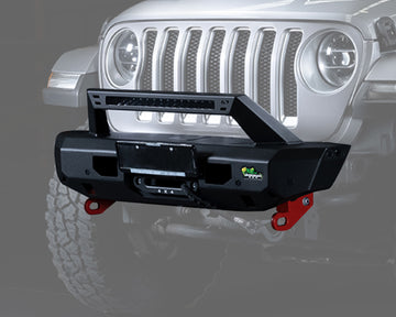Raid Stubby Front Bumper Kit for Jeep Wrangler JL/JLU (2018+)