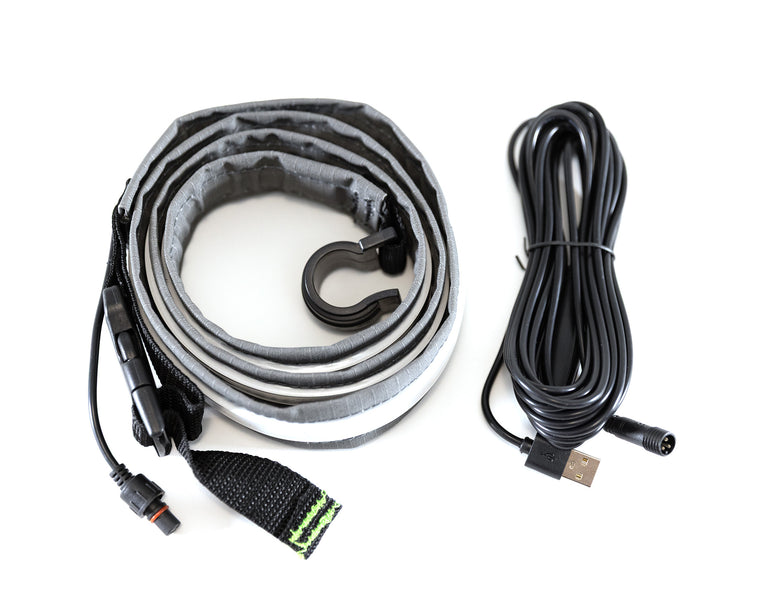 Replacement LED Light Strip And Power Cable For 4.6 ft DeltaWing 90º Awning