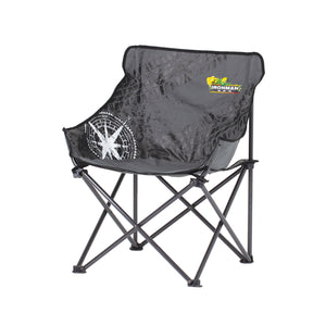 Mid Size Low Back Camp Chair - Black/Grey