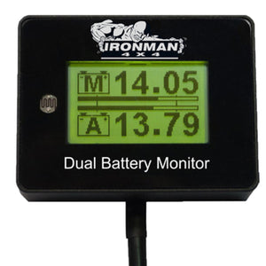 12V Dual Battery Monitor Display