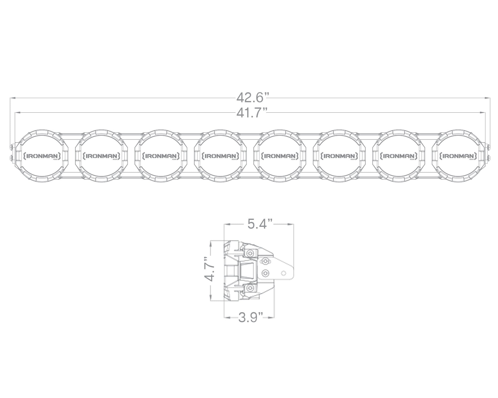 Scope 42" Light Bar (Amber)