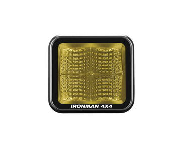 2.8" LED Cube Light (Flood Beam, Amber)