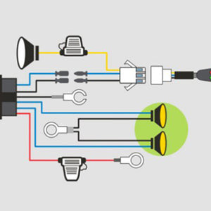 Wiring Harness Loom - Driving Light