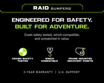 Raid Rear Bumper Kit for Toyota Tacoma (2016-2023)