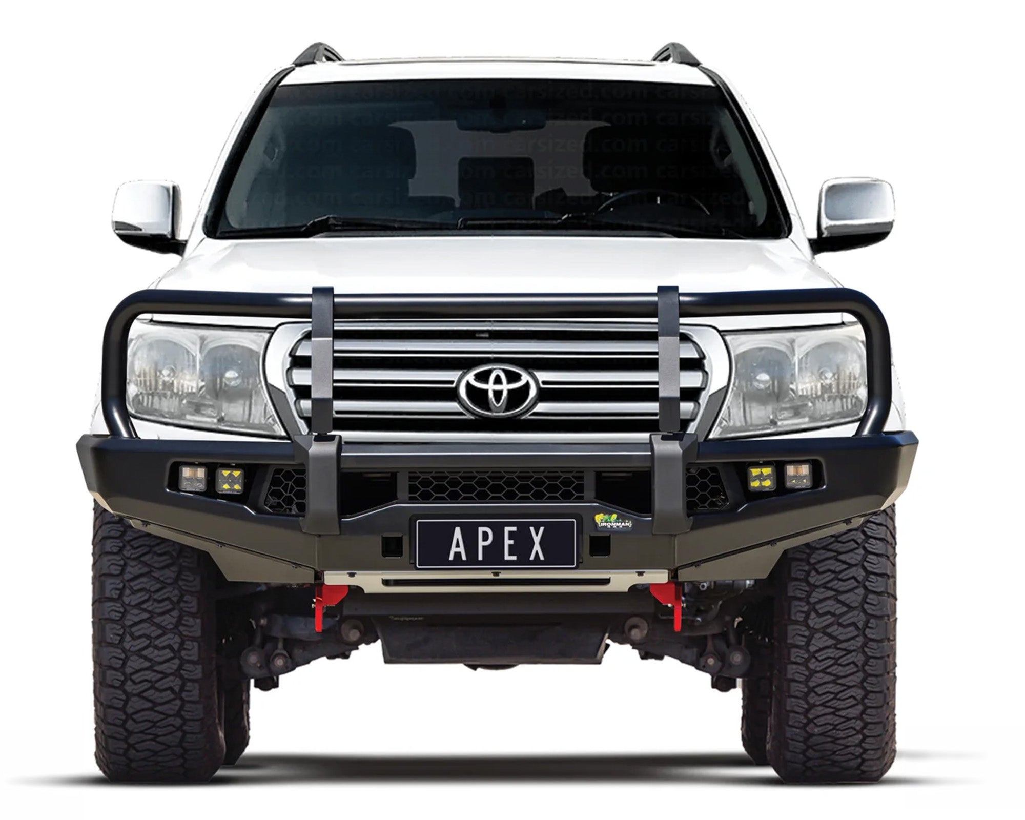 Apex Triple Hoop Front Bumper for Toyota Land Cruiser 200 Series (2008-2011)