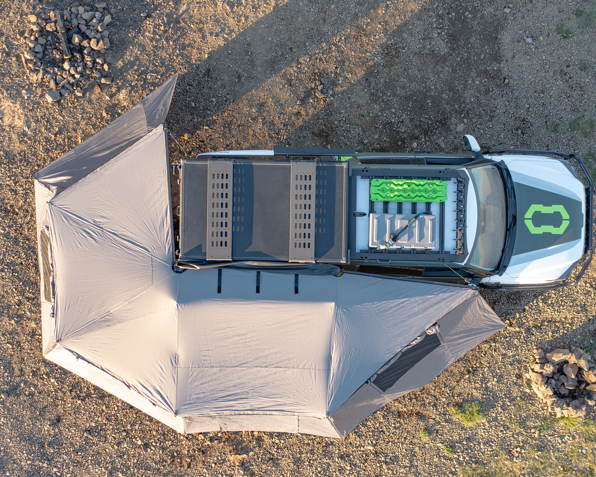Deltawing Stall DeltaWing 270° Awning (XL) Wall Kit – IRONMAN 4X4 America